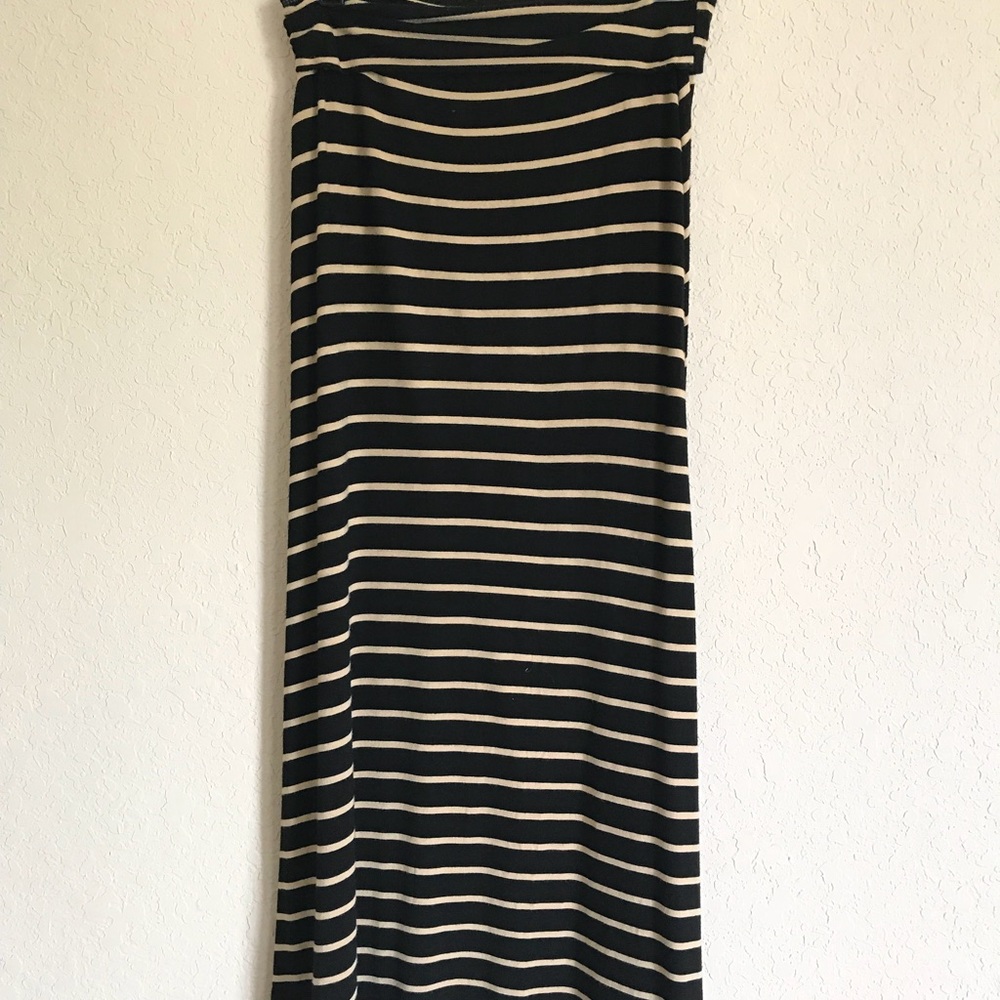 Stripped maxi skirt
